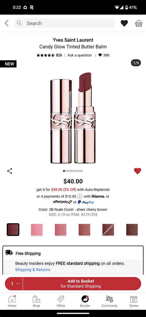 YSL Butter Balm 5B (sheer cherry brown) Dupe Request.